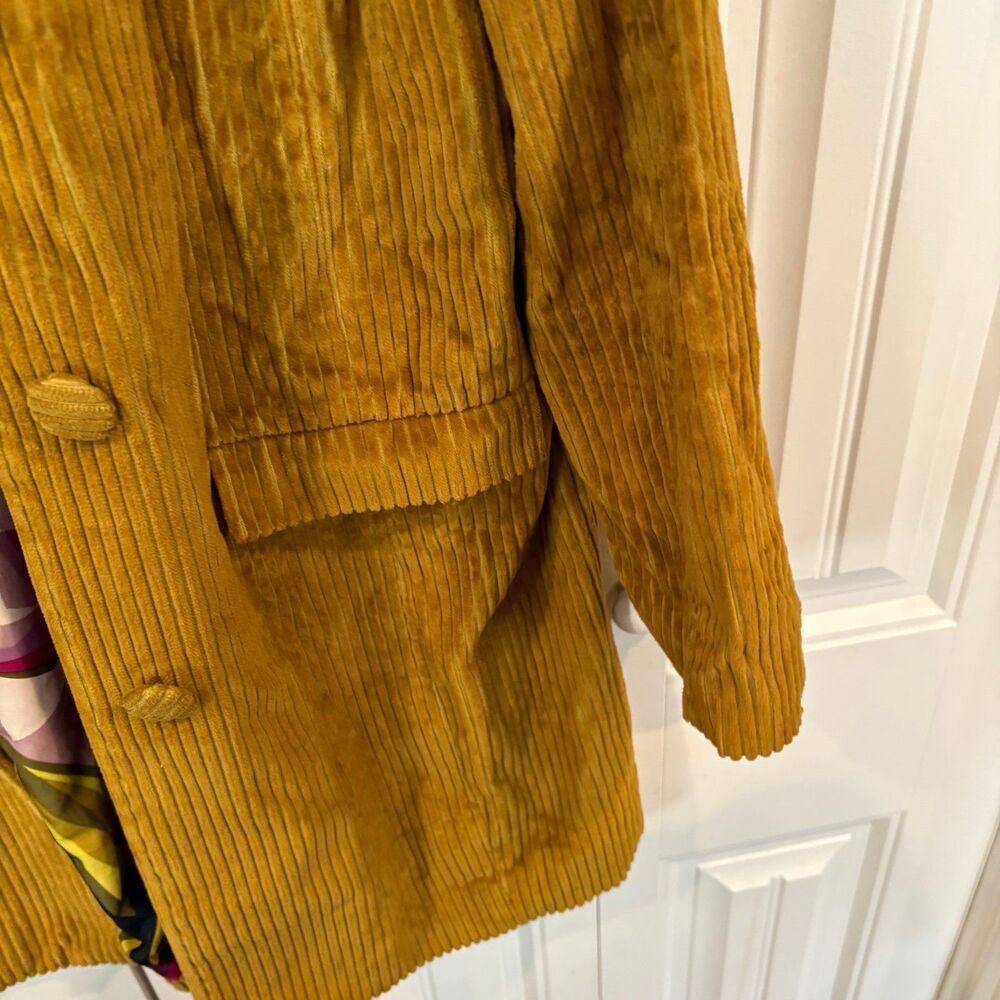 Missoni Chartreuse Corduroy Jacket Size Small - Picture 7 of 10